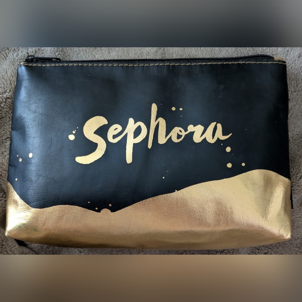 Sephora Black and Gold Women's Bag